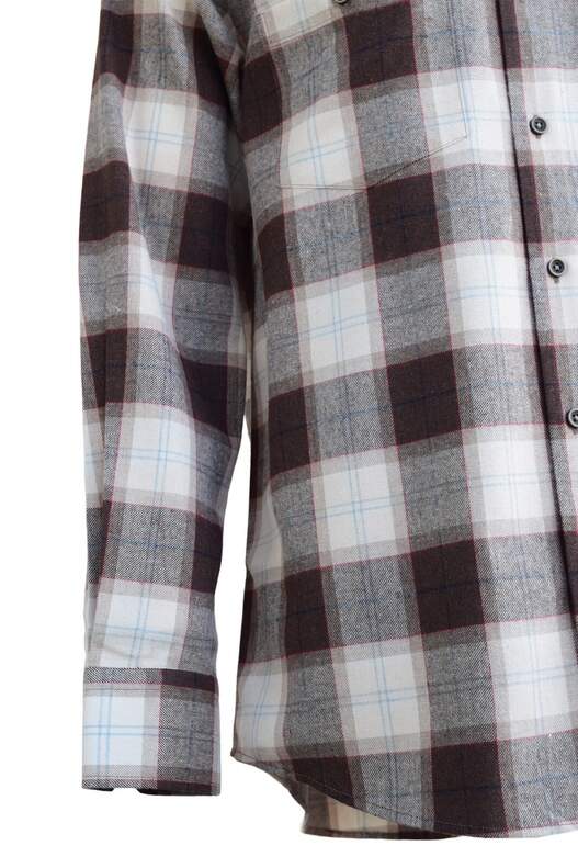 Krem Mavi Bordo Moru Ekose