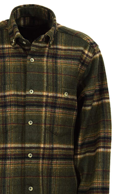 Green Checked Lumberjack Shirt