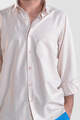 Krem Oxford Gömlek