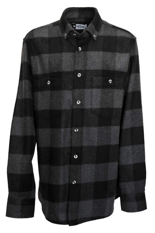 Black Grey Checked Lumberjack Shirt