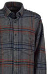 Dark Grey Plaid Lumberjack Shirt - 2