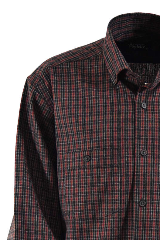 Kırmızı Siyah Kareli Kışlık Pamuklu