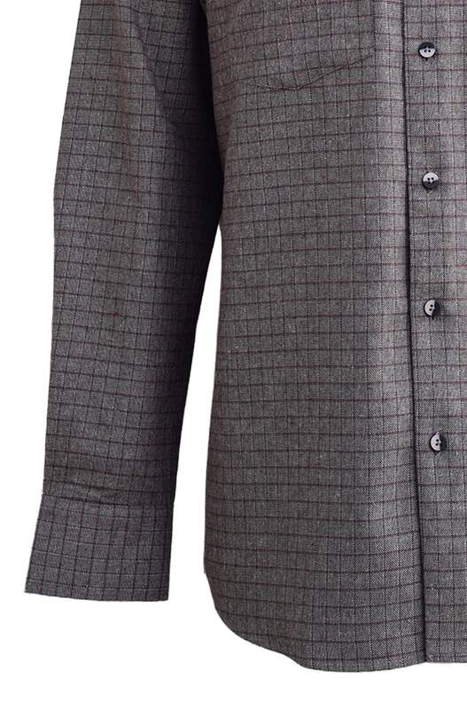 Kahverengi Mavi/Kırmızı Kareli