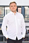 Yıldız Beyaz Klasik Kesim Uzun Kollu Terikoton Erkek Gömlek - 2