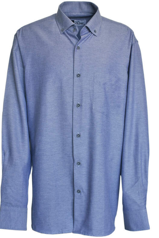 YILDIZ Blue Classic Cut Men's Shirt