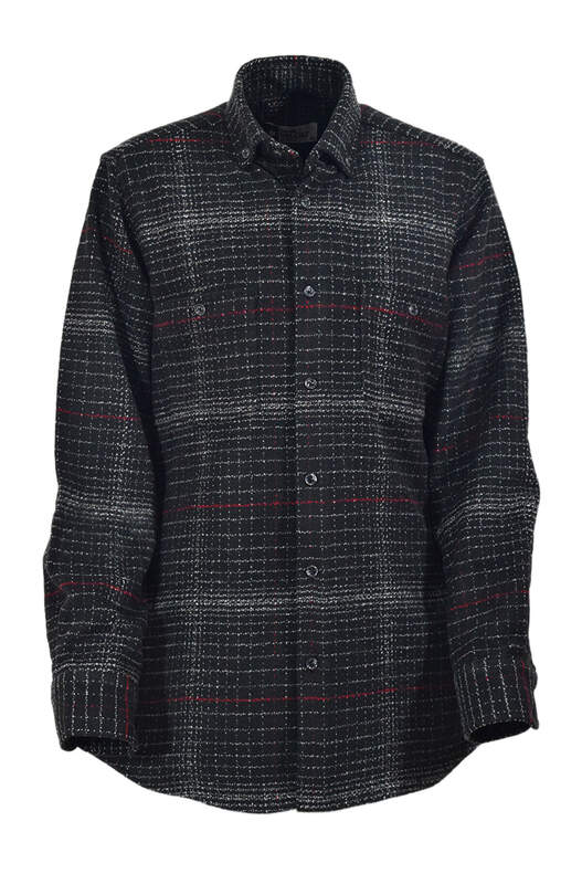 Black and Red Patterned Lumberjack Shirt