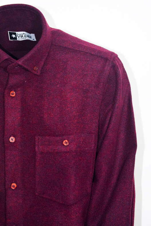 Plain Burgundy Lumberjack Shirt