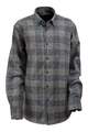 Açık ve Koyu Gri Ekose Pamuklu Kışlık Gömlek