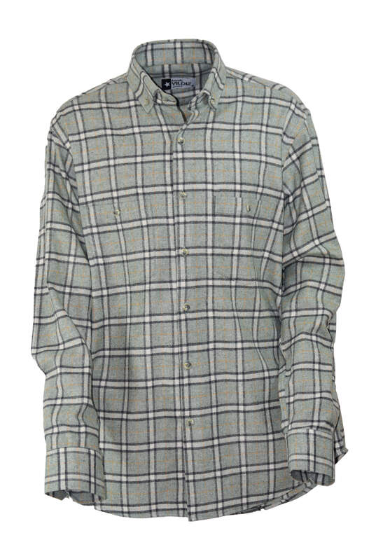 Green Checked Winter Cotton Shirt