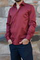 Yıldız Burgundy Slim-Fit Men's Shirt
