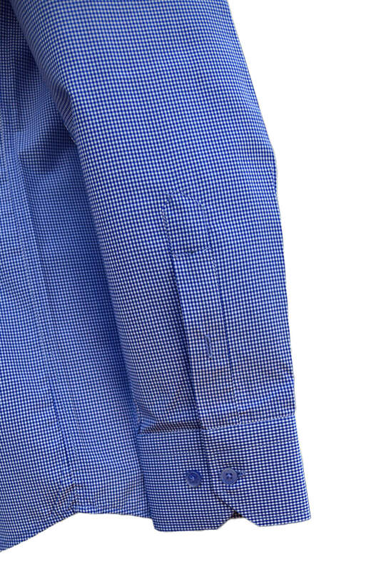 Blue and White Gingham