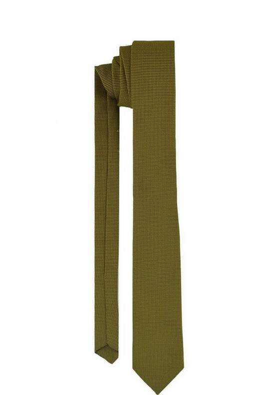 Mustard Handkerchief Classic Tie