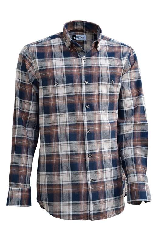 Krem Lacivert Kiremit Ekose