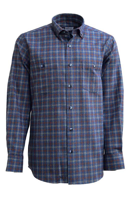 Koyu Mavi Kiremit Ekose