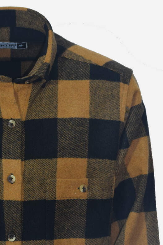 Mustard Checked Lumberjack Shirt