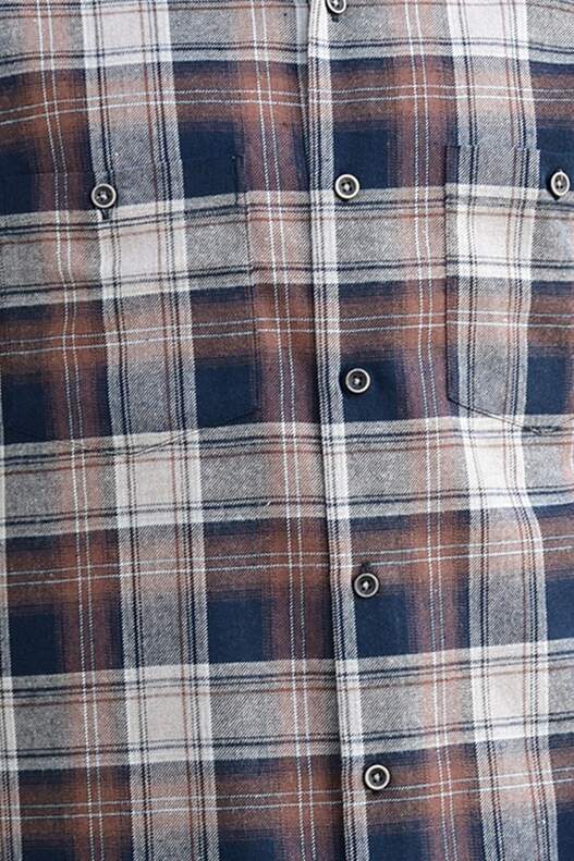 Krem Lacivert Kiremit Ekose