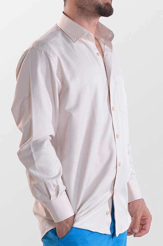 Cream Oxford Shirt