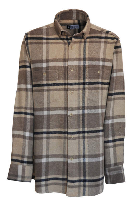 Coffee Black Plaid Lumberjack Shirt